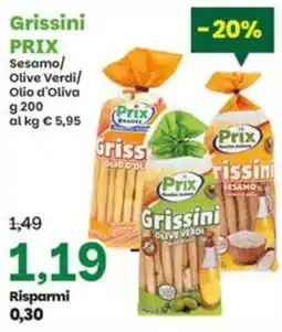 Prix Quality Grissini Prix offerta