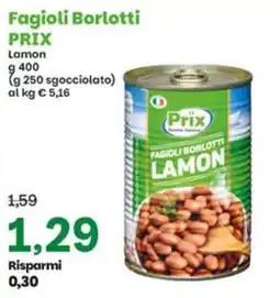 Prix Quality Fagioli Borlotti Prix Lamon offerta