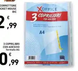 Conad X Office coprilibri con adesivo offerta