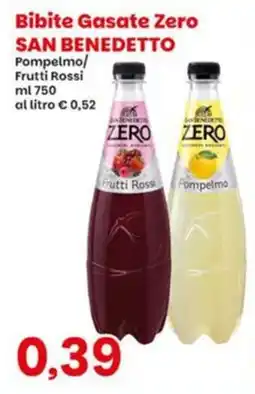 Prix Quality Bibite Gasate Zero San Benedetto offerta