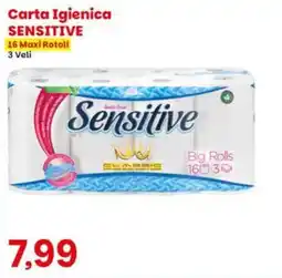 Prix Quality Carta Igienica Sensitive offerta