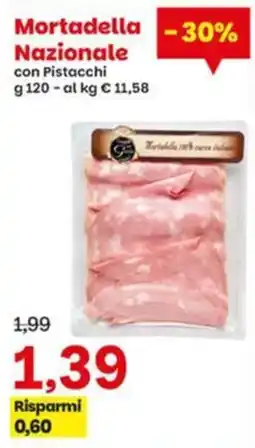 Prix Quality Mortadella Nazionale con Pistacchi offerta