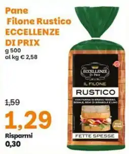 Prix Quality Filone Rustico Eccellenze di Prix offerta