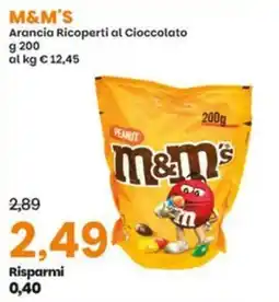 Prix Quality M&M'S Arancia Ricoperti al Cioccolato offerta