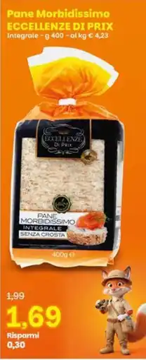 Prix Quality Pane Morbidissimo Integrale Senza Crosta offerta
