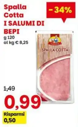 Prix Quality Spalla Cotta I Salumi di Bepi offerta