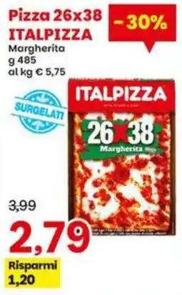 Prix Quality Pizza 26x38 Italpizza Margherita offerta