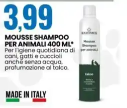 Eurospin Mousse Shampoo per Animali Radames offerta
