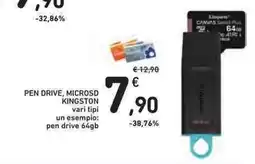 Conad Superstore Pen drive, Microsd Kingston offerta