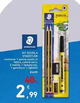 Conad Kit scuola Staedtler offerta