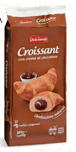 Eurospin Croissant con crema al cioccolato Dolciando offerta