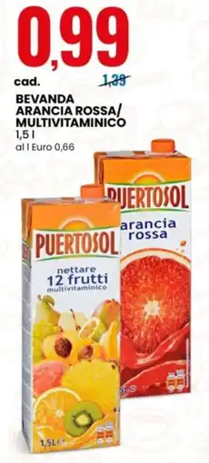 Eurospin Puertosol nettare 12 frutti multivitaminico offerta