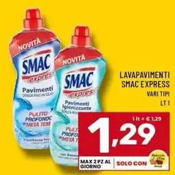 Il Centesimo Lavapavimenti Smac Express offerta