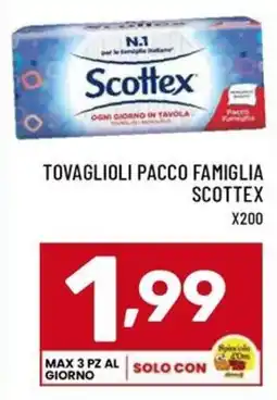 Il Centesimo Tovaglioli pacco famiglia Scottex offerta