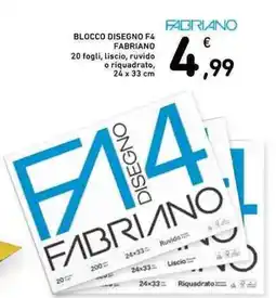 Conad Blocco disegno F4 Fabriano offerta