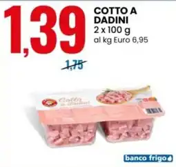 Eurospin Cotto a dadini offerta