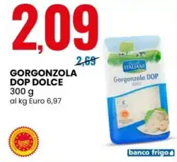Eurospin Gorgonzola DOP dolce offerta