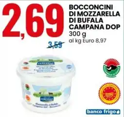 Eurospin Bocconcini di mozzarella di bufala campana dop offerta