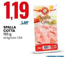 Eurospin Spalla Cotta offerta