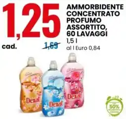 Eurospin Ammorbidente concentrato profumo assortito Dexal offerta