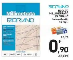 Conad Superstore Blocco millimetrato Fabriano offerta