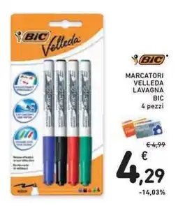 Conad Superstore Marcatori Velleda lavagna BIC offerta