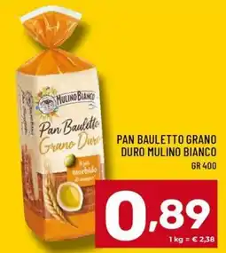 Il Centesimo Pan Bauletto Grano Duro Mulino Bianco offerta