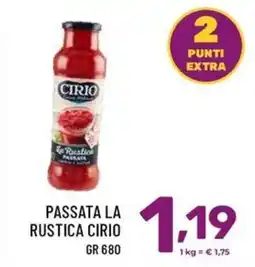 Il Centesimo Passata la rustica Cirio offerta