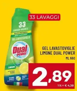 Il Centesimo Gel lavastoviglie limone dual power offerta