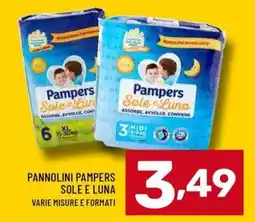 Il Centesimo Pannolini Pampers Sole e Luna offerta