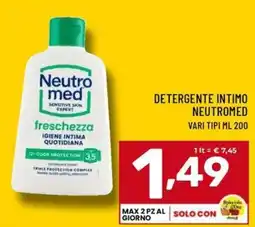 Il Centesimo Detergente intimo Neutromed offerta