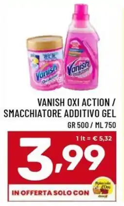 Il Centesimo Vanish Oxi Action smacchiatore additivo gel offerta