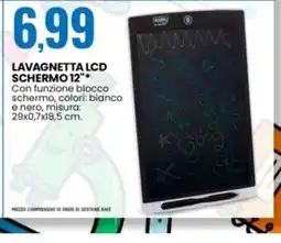 Eurospin Lavagnetta LCD Schermo 12" offerta