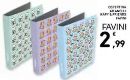 Conad Copertina ad anelli Kapy & Friends Favini offerta