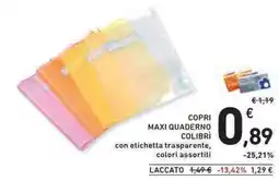 Conad Superstore Copri maxi quaderno colibri offerta
