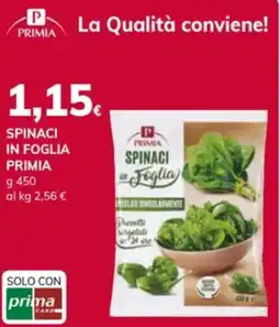 Basko Spinaci in foglia Primia offerta