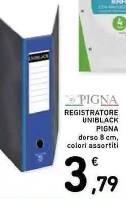 Conad Registratore Uniblack Pigna offerta