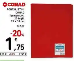 Conad Portalistini Conad offerta