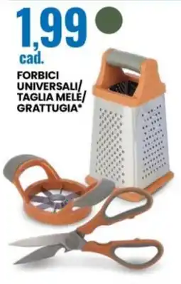 Eurospin Forbici universali/Taglia mele/Grattugia offerta