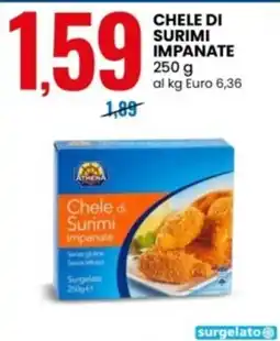 Eurospin Chele di Surimi impanate Athena offerta