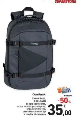 Conad Superstore Zaino Skill CoolPack offerta