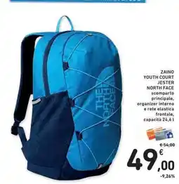 Conad Superstore Zaino Youth Court Jester North Face offerta