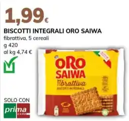 Basko Biscotti integrali Oro Saiwa offerta