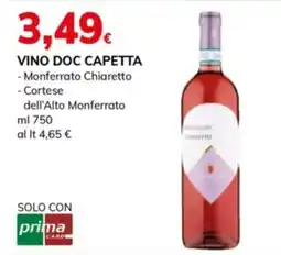 Basko Vino Doc Capetta offerta