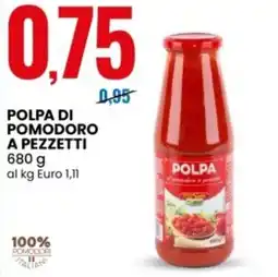 Eurospin Polpa di pomodoro a pezzetti offerta