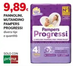 Basko Pannolini, mutandino Pampers Progressi offerta