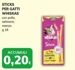 Basko Sticks per gatti Whiskas offerta