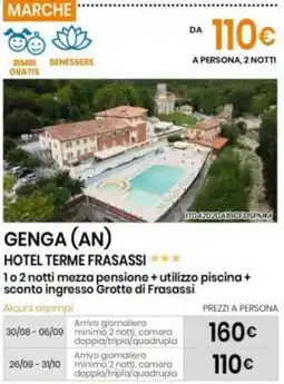 Eurospin Hotel Terme Frasassi offerta