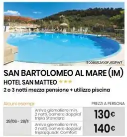 Eurospin Hotel San Matteo offerta