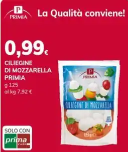 Basko Ciliegine di mozzarella Primia offerta